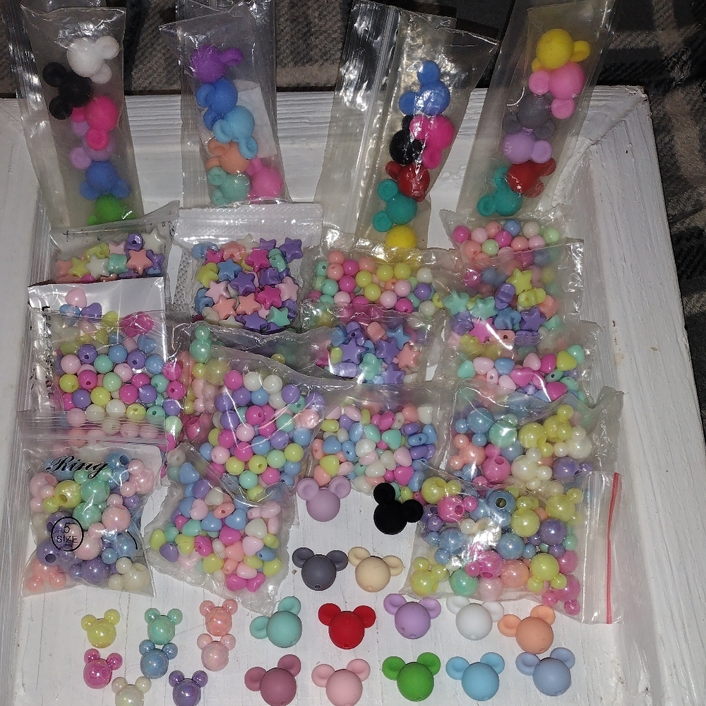 DIY Mickey mouse beads and charms